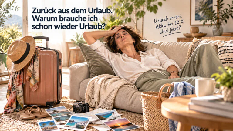 Zurück aus dem Urlaub. Warum brauche ich schon wieder einen?